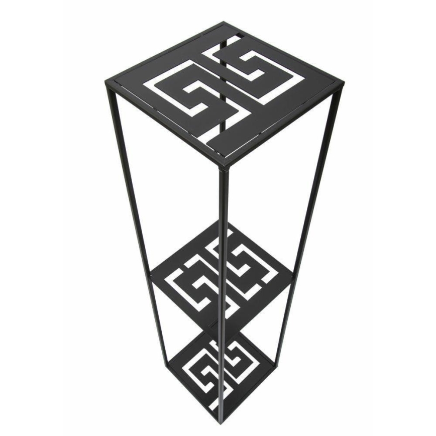 Blomsterstativ 100x24 cm sort