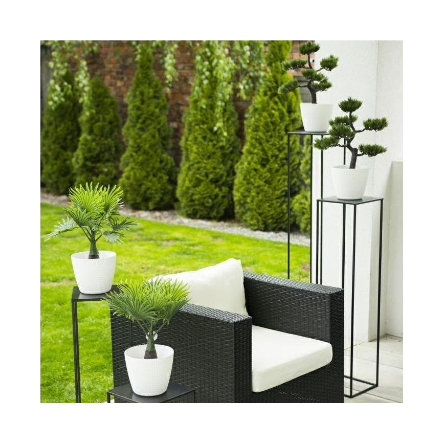 Blomsterstativ 100x24 cm sort