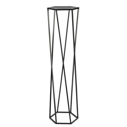 Blomsterstativ 100x24 cm sort