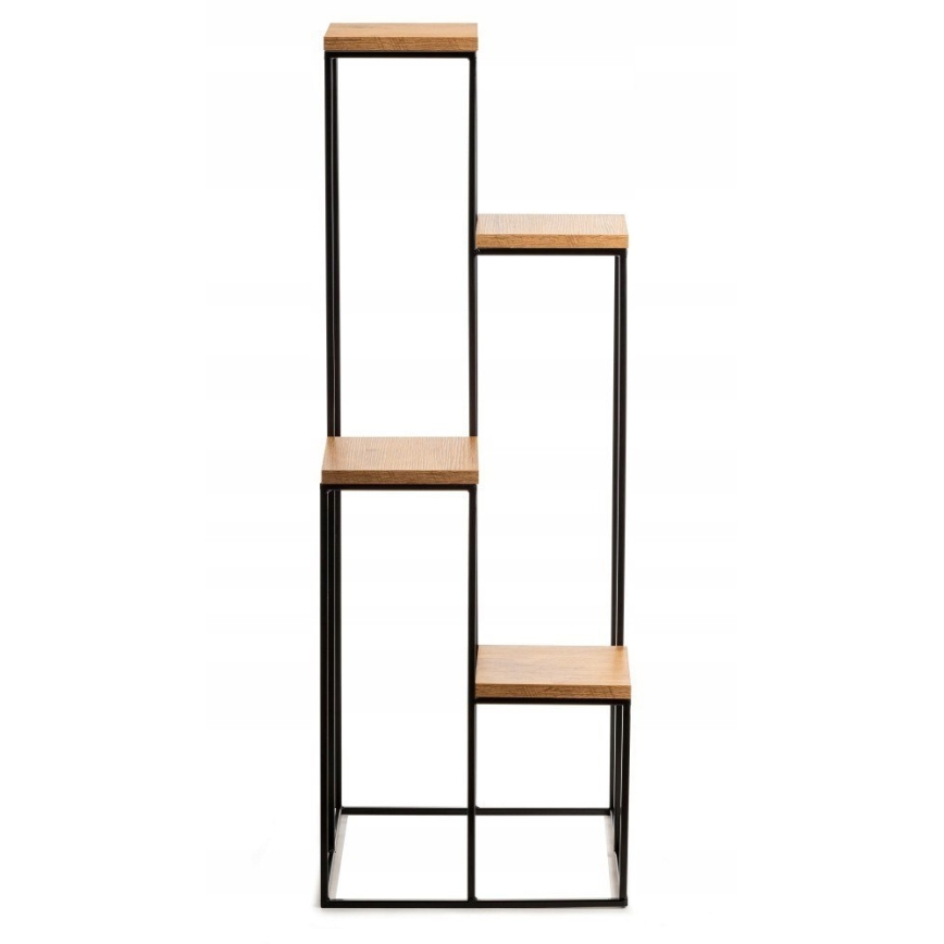 Blomsterstativ 110x40 cm sort/brun