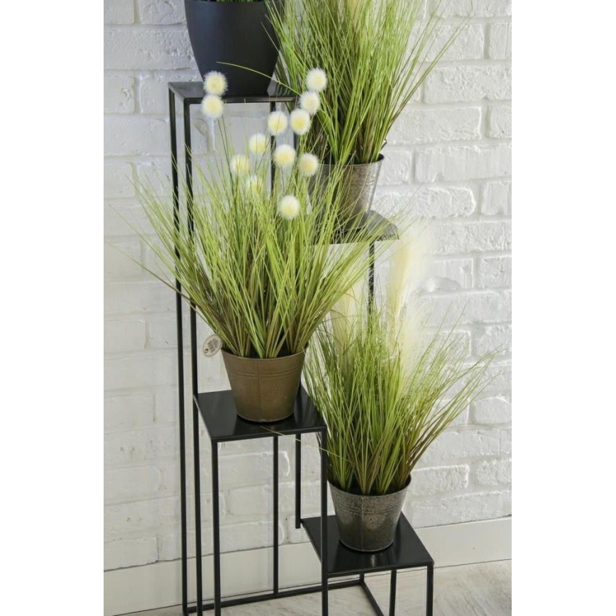 Blomsterstativ 110x40 cm sort