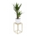 Blomsterstativ 40x24 cm guldfarvet
