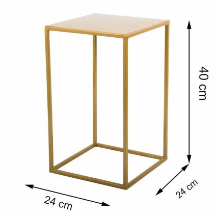 Blomsterstativ 40x24 cm guldfarvet