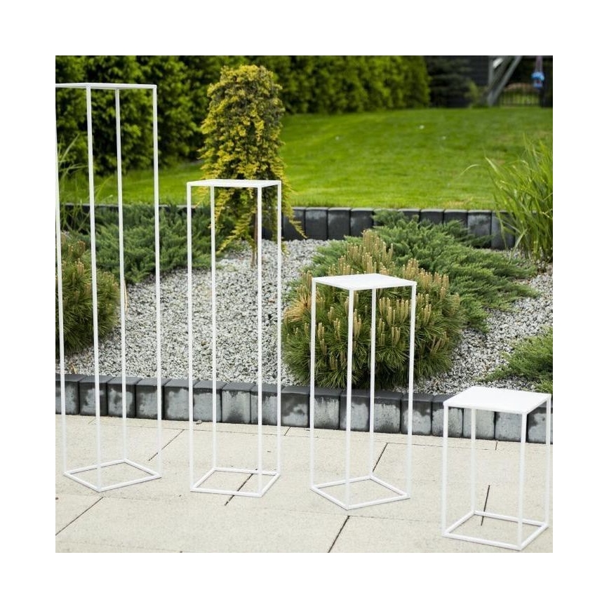 Blomsterstativ 40x24 cm hvid