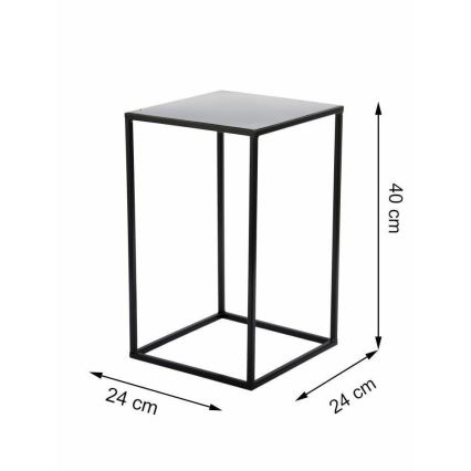 Blomsterstativ 40x24 cm sort