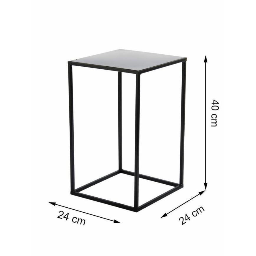 Blomsterstativ 40x24 cm sort