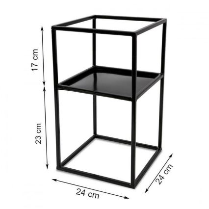 Blomsterstativ 40x24 sort