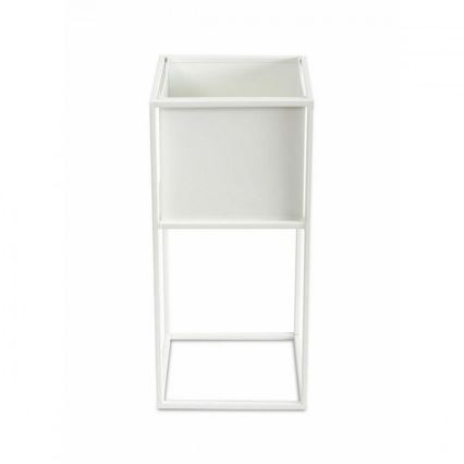 Blomsterstativ 50x24 cm hvid