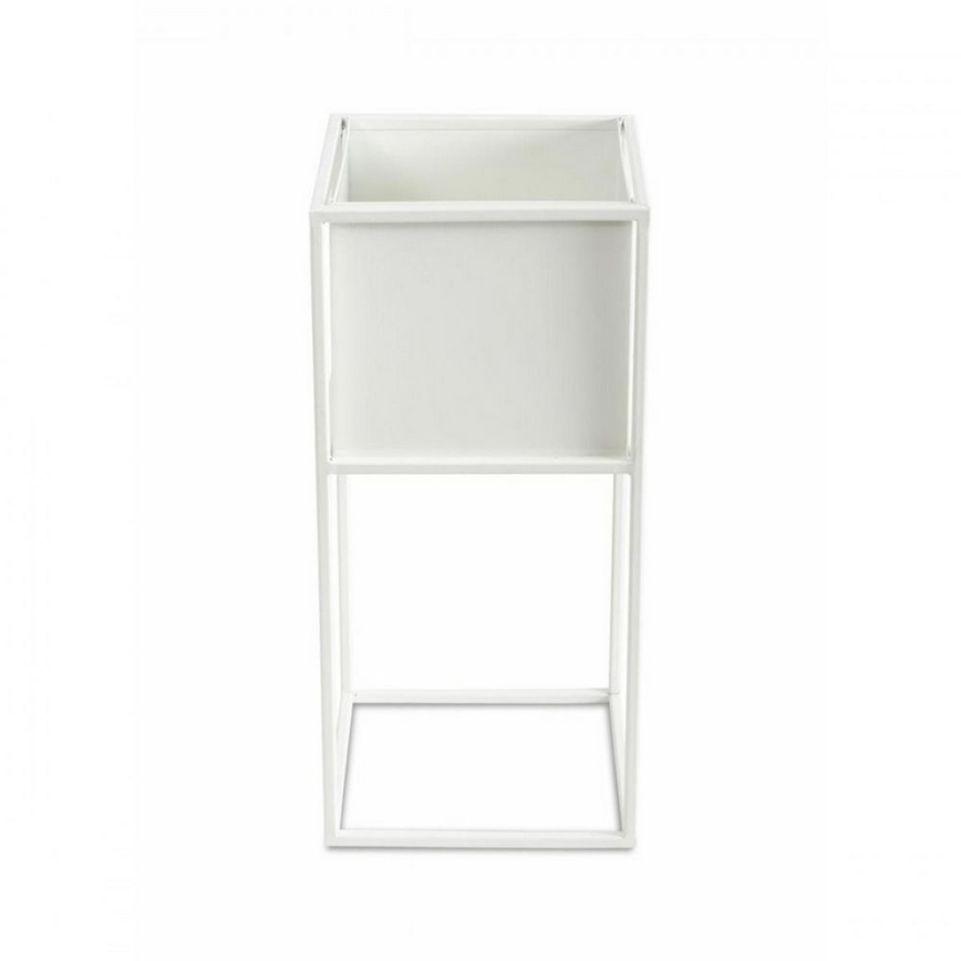 Blomsterstativ 50x24 cm hvid