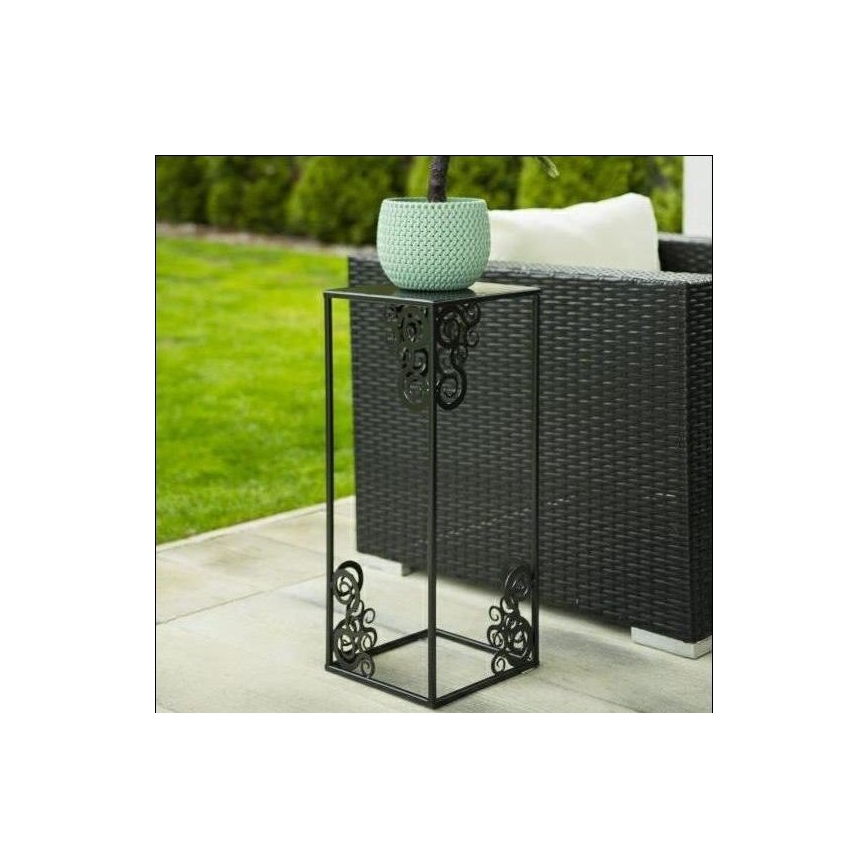 Blomsterstativ 60x24 cm sort