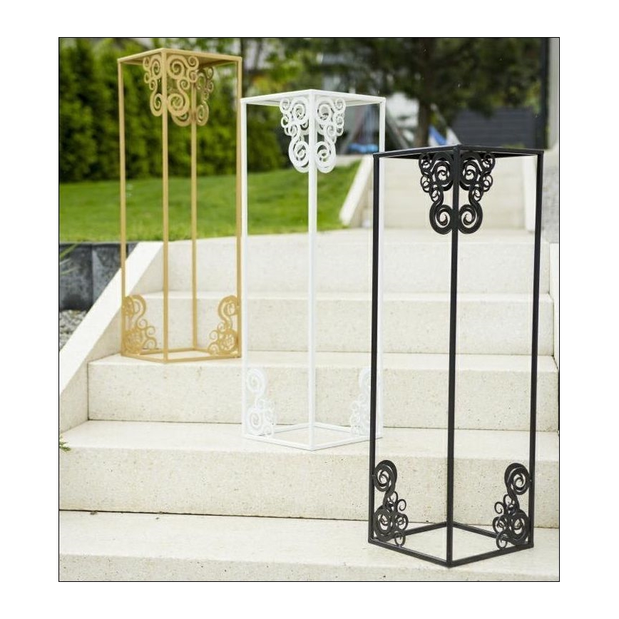 Blomsterstativ 60x24 cm sort