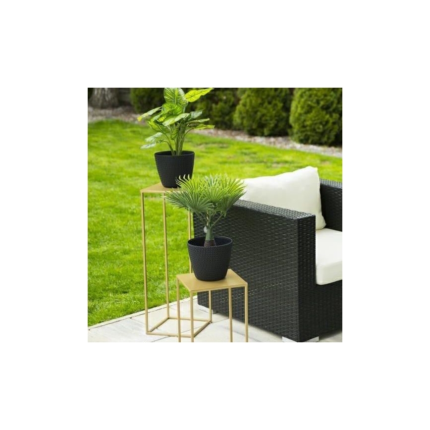 Blomsterstativ 70x24 cm guldfarvet
