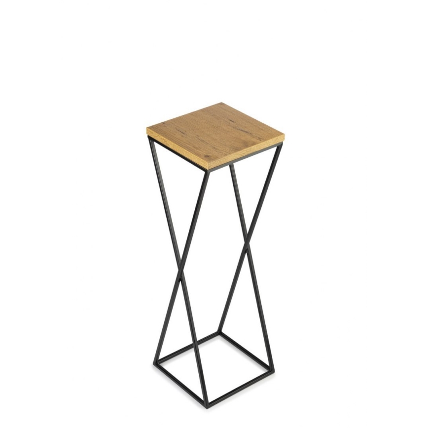 Blomsterstativ 70x24 cm sort/brun