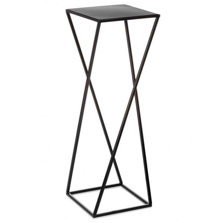 Blomsterstativ 70x24 cm sort