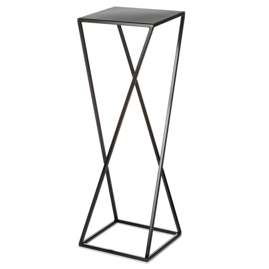 Blomsterstativ 70x24 cm sort
