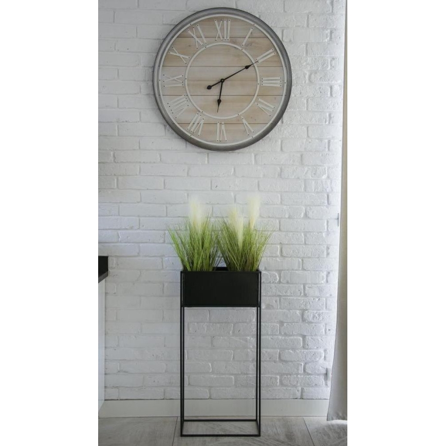 Blomsterstativ 90x44 cm sort