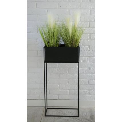 Blomsterstativ 90x44 cm sort