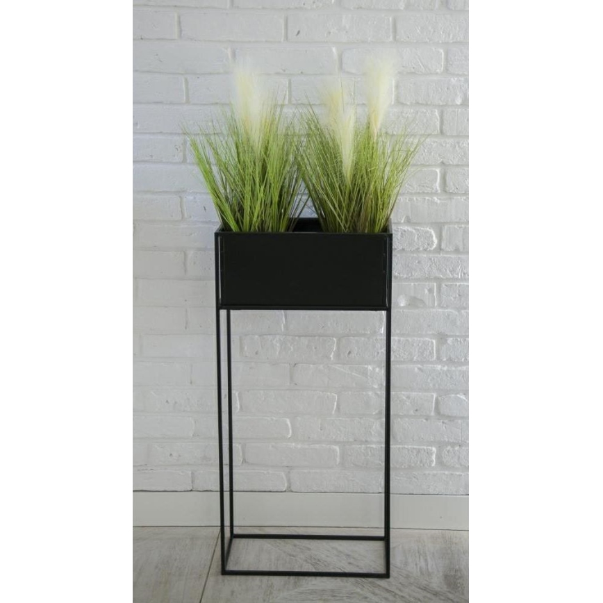 Blomsterstativ 90x44 cm sort