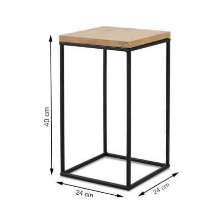 Blomsterstativ BASICLOFT 40x24 sort/brun