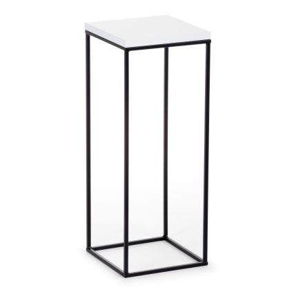 Blomsterstativ BASICLOFT 60x24 sort/hvid