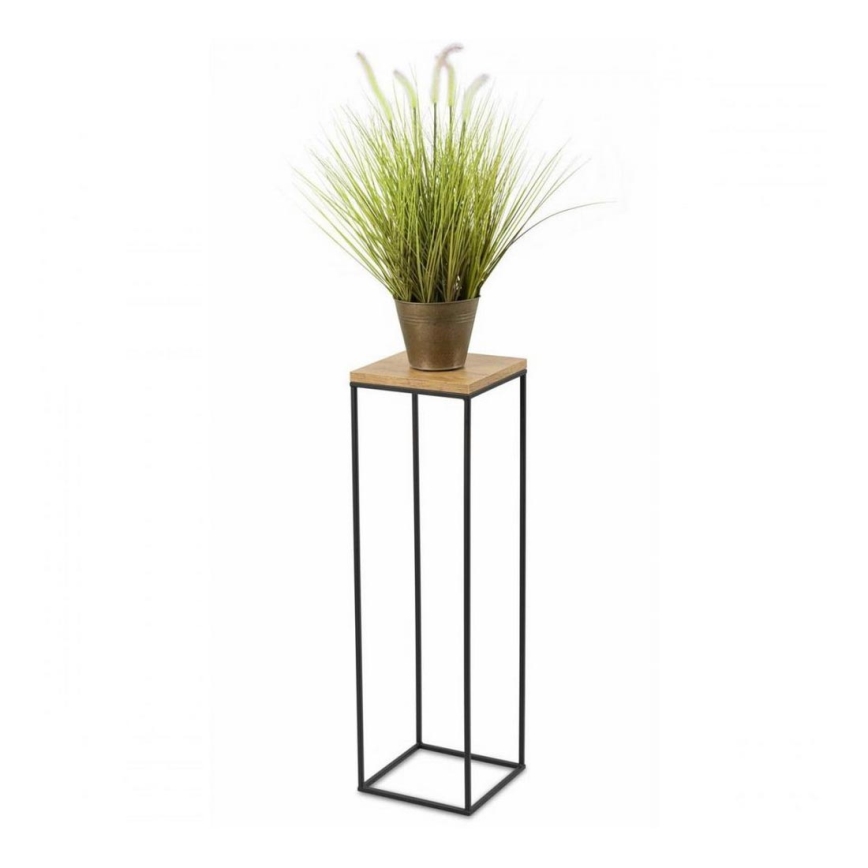 Blomsterstativ BASICLOFT 80x24 sort/brun