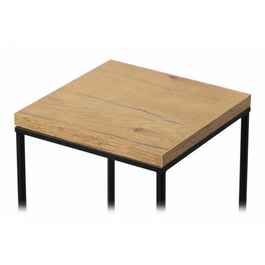 Blomsterstativ BASICLOFT 80x24 sort/brun
