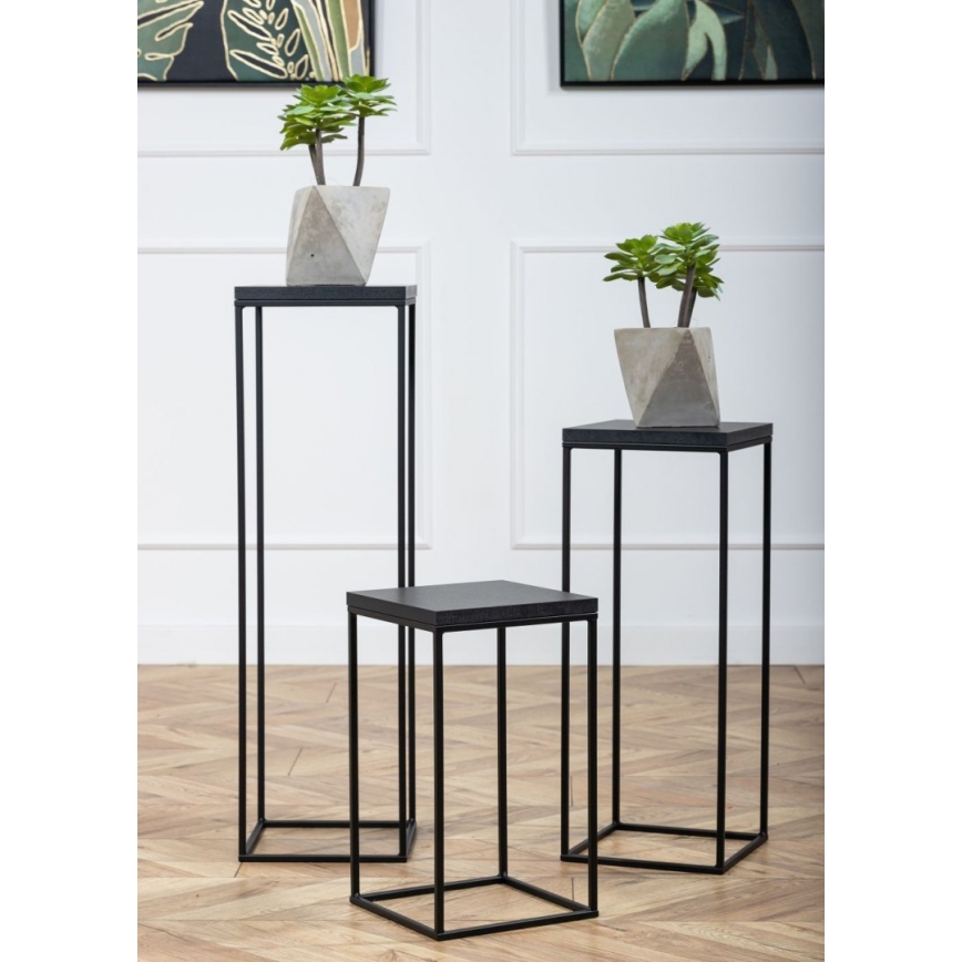 Blomsterstativ BASICLOFT 80x24 sort