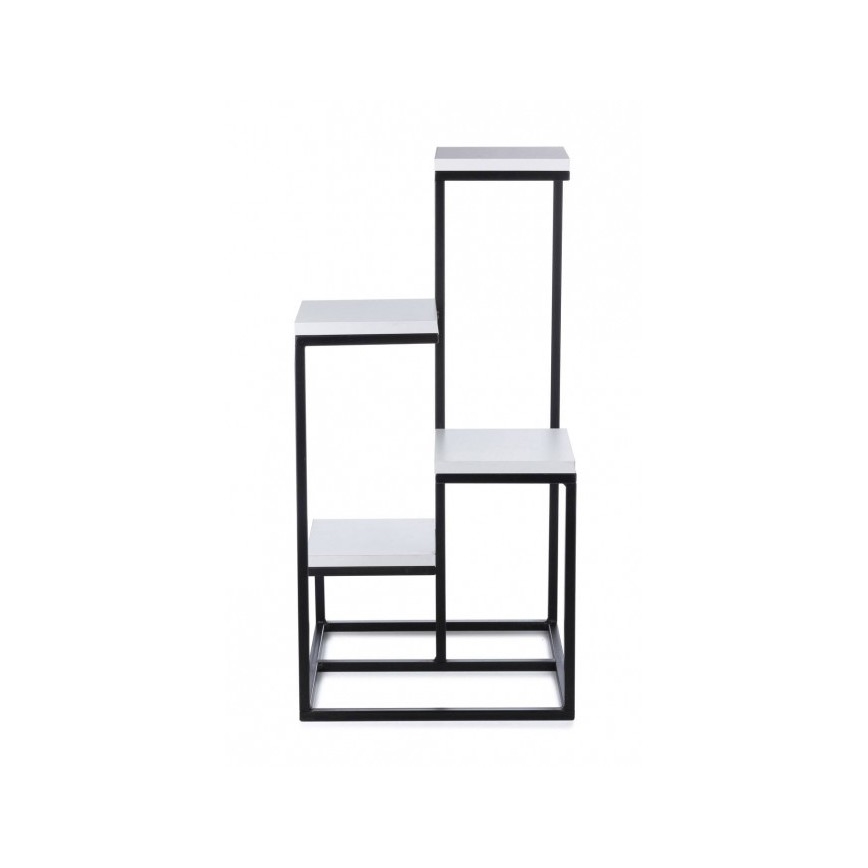 Blomsterstativ KASKADA 79x40 sort/hvid