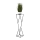 Blomsterstativ LOFT 100x23,5 cm sort