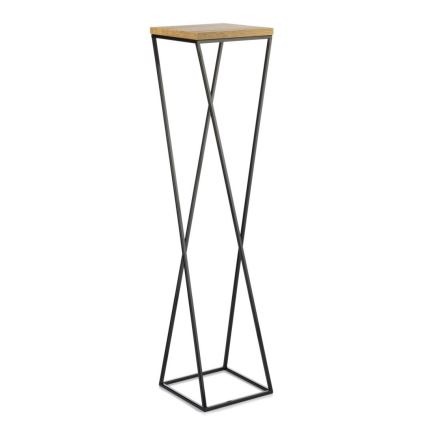 Blomsterstativ LOFT 100x24 cm sort/brun