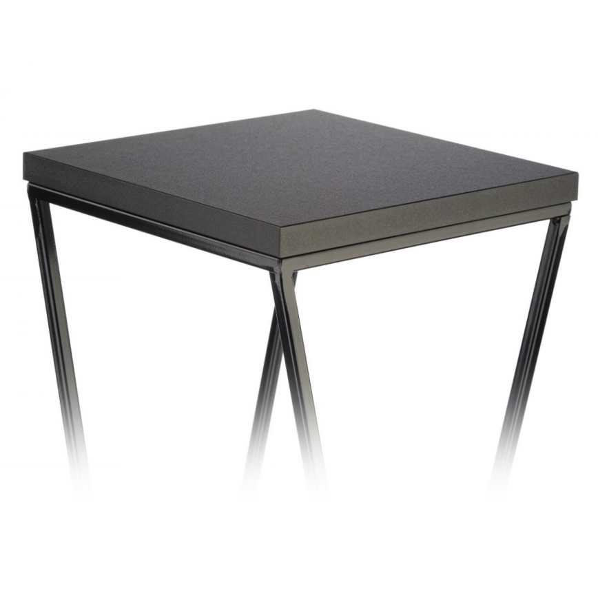 Blomsterstativ LOFT 100x24 cm sort