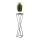 Blomsterstativ LOFT 100x24 cm sort