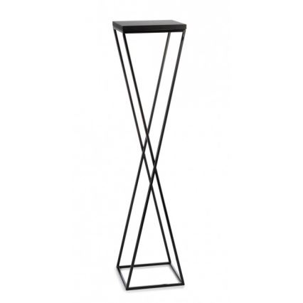 Blomsterstativ LOFT 100x24 cm sort