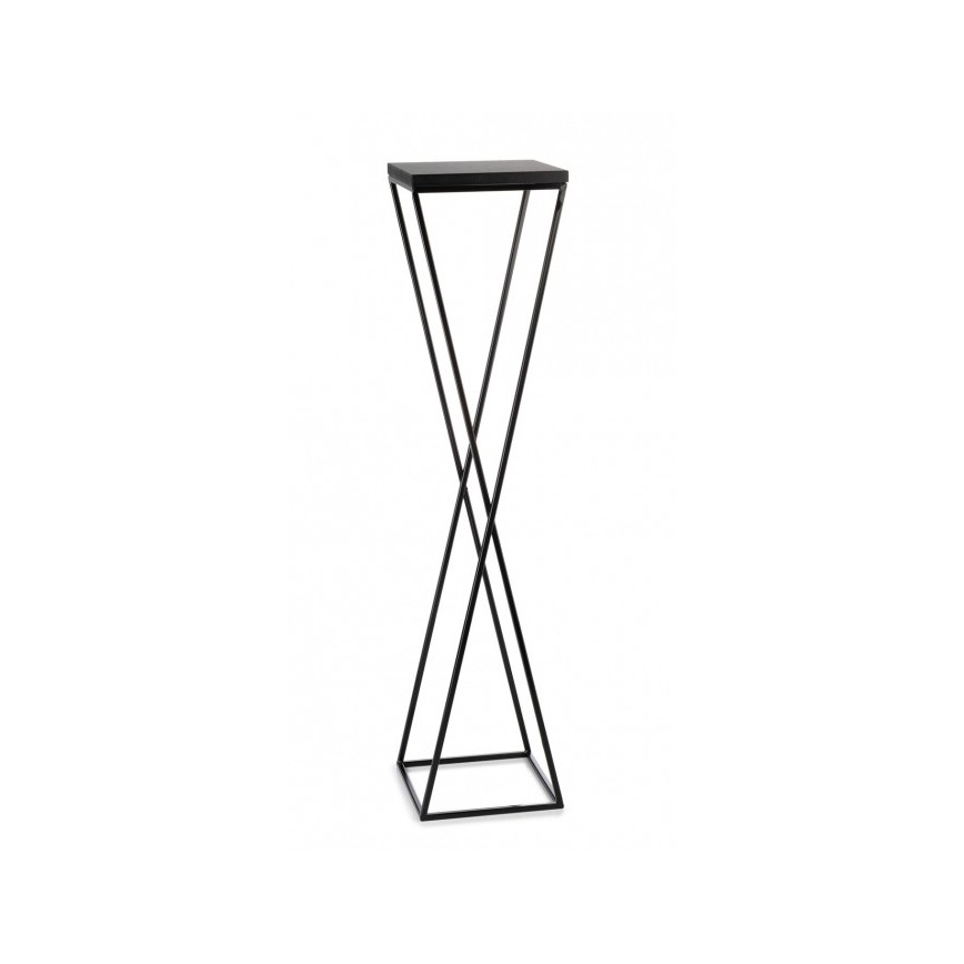 Blomsterstativ LOFT 100x24 cm sort