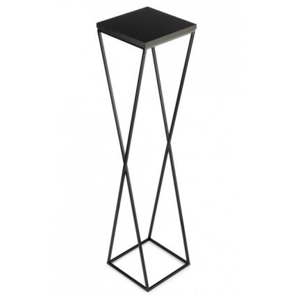 Blomsterstativ LOFT 100x24 cm sort