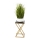 Blomsterstativ LOFT 40x24 cm guldfarvet/sort