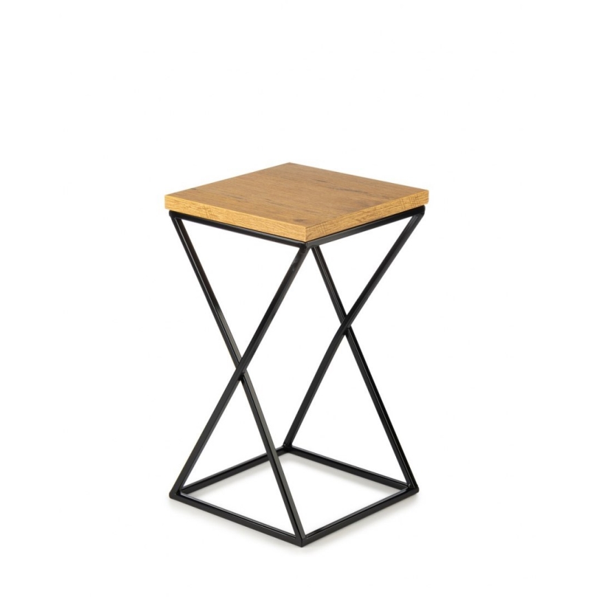Blomsterstativ LOFT 40x24 cm sort/brun
