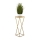 Blomsterstativ LOFT 70x24 cm guldfarvet/brun