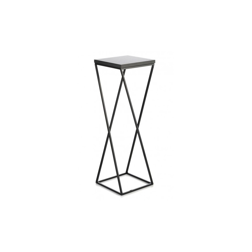 Blomsterstativ LOFT 70x24 cm sort