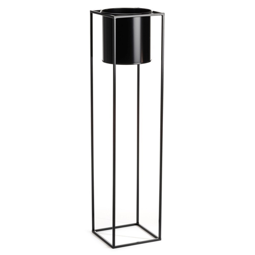 Blomsterstativ RING 100x23 cm sort