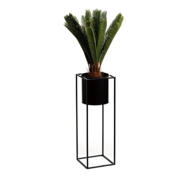 Blomsterstativ RING 70x23 cm sort