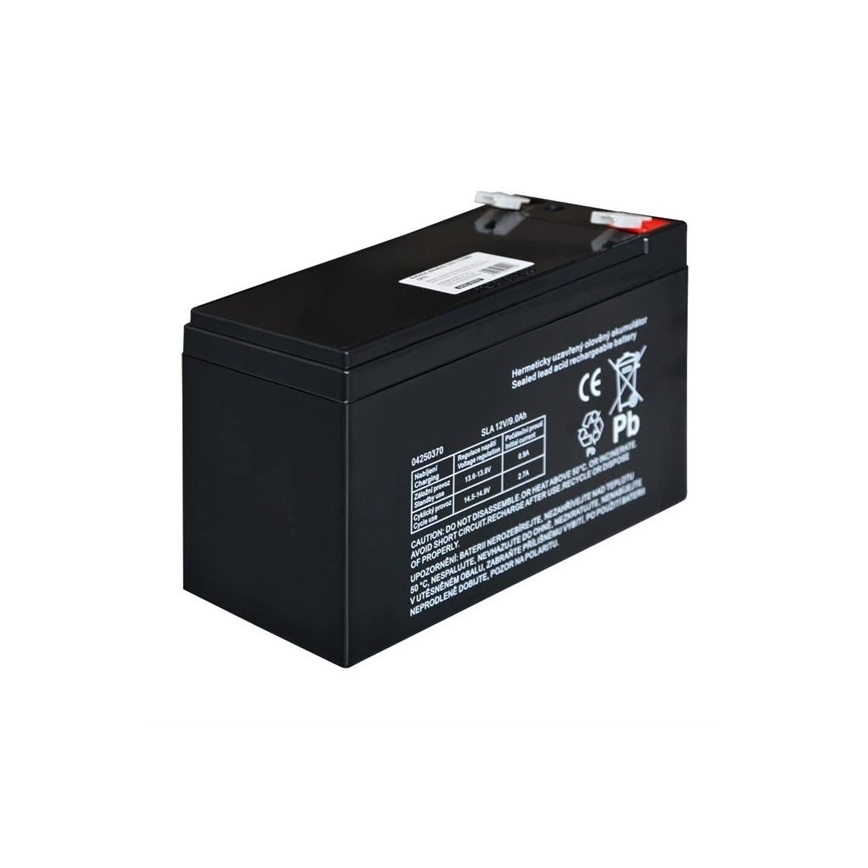 Bly-syre-batteri VRLA AGM 12V/9Ah