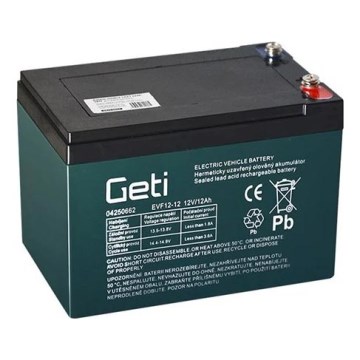 Blybatteri VRLA AGM 12V/12Ah