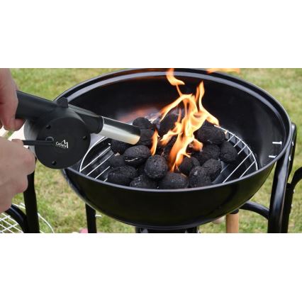 Blæsebælg til mekanisk grill sort