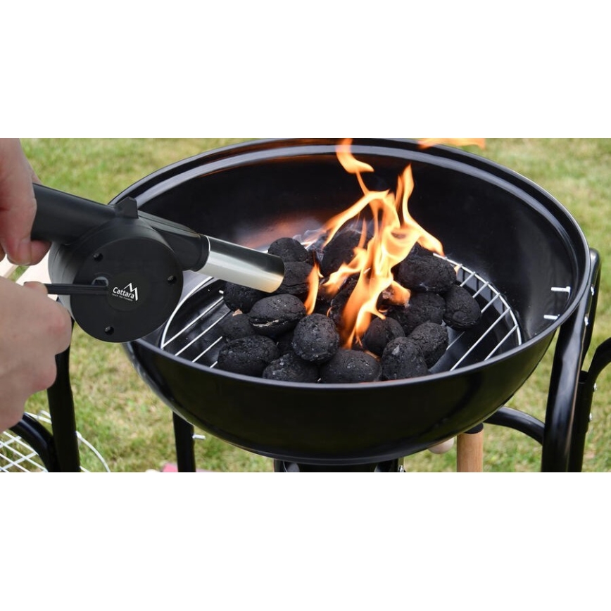 Blæsebælg til mekanisk grill sort