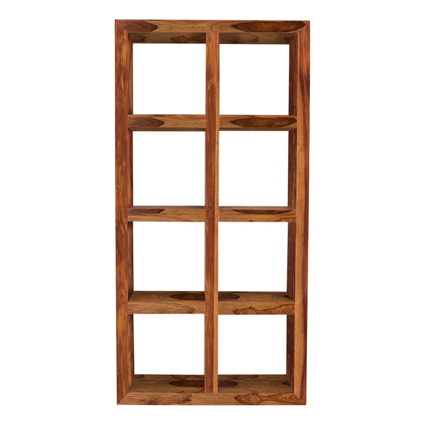 Bogreol GANI 180x90 cm massivt træ/rosentræ