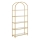 Bogreol GLASY 83x184x30 cm guld