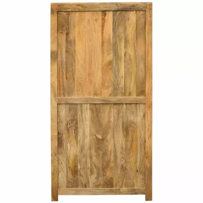 Bogreol HINA 180x90 cm massivt træ/mangotræ