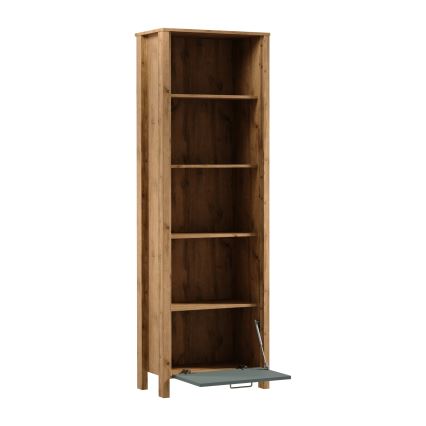 Bogreol MENTA 66x200x37 cm eg wotan/grøn
