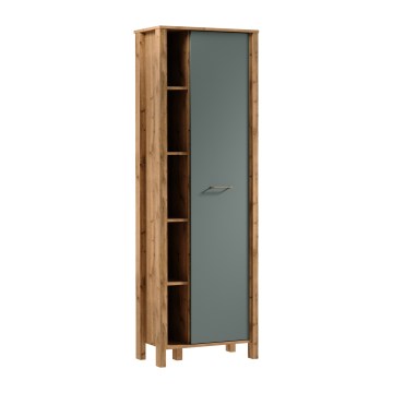 Bogreol MENTA 66x200x37 cm Wotan-eg/grøn